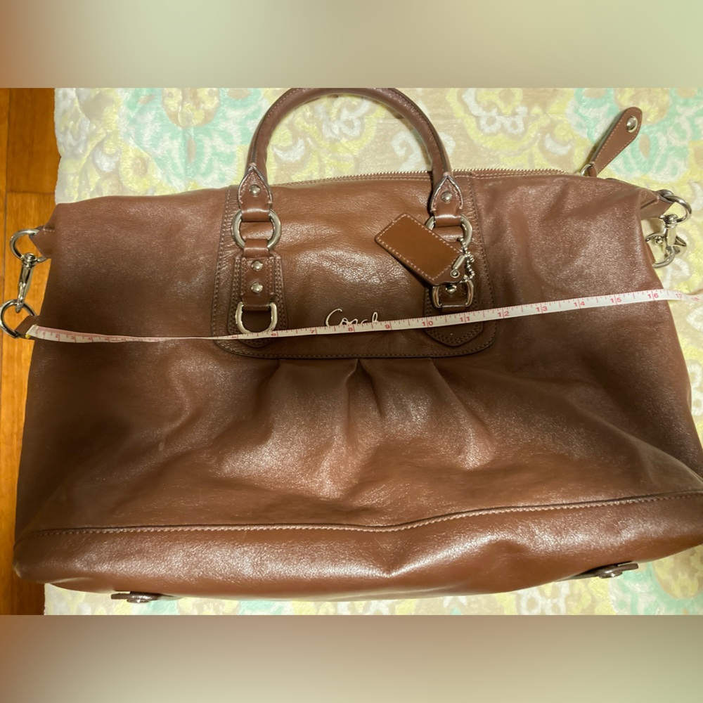 Coach brown leather purse